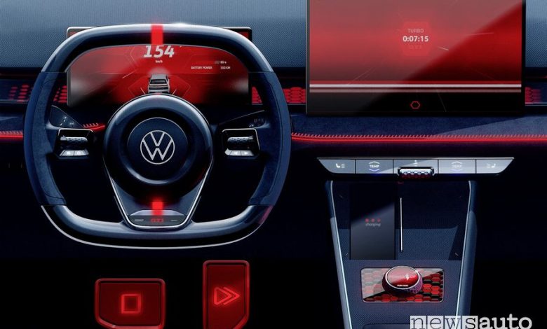 Volkswagen ID. GTI Concept plancia abitacolo