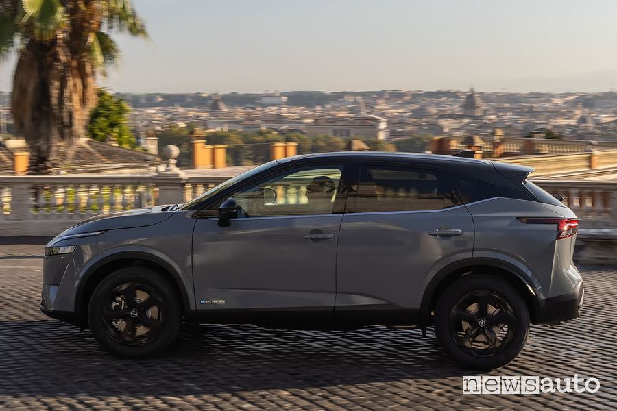 Nissan Qashqai ePower 90esimo su strada a Roma