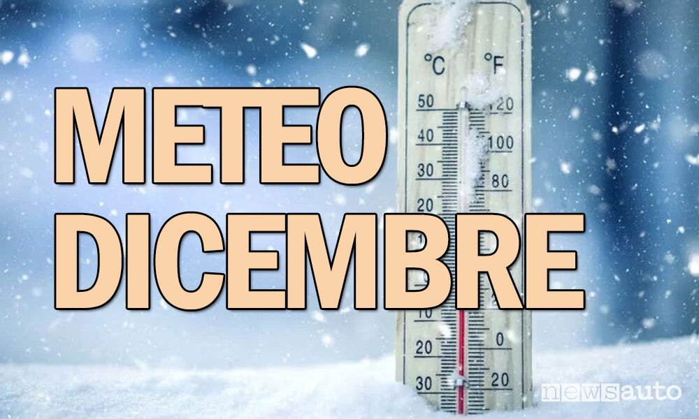 Previsioni meteo dicembre 2024, il tempo a Natale e Capodanno