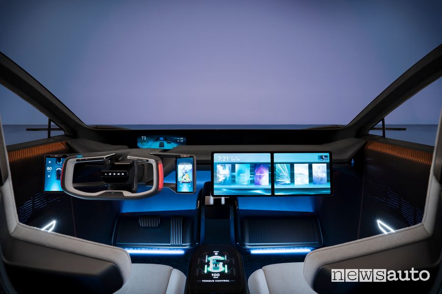 Lexus LF-ZC concept display plancia abitacolo