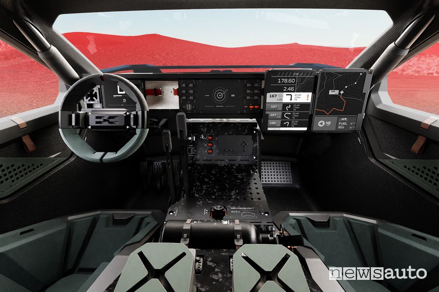 Dacia Sandrider proto Dakar 2025 abitacolo