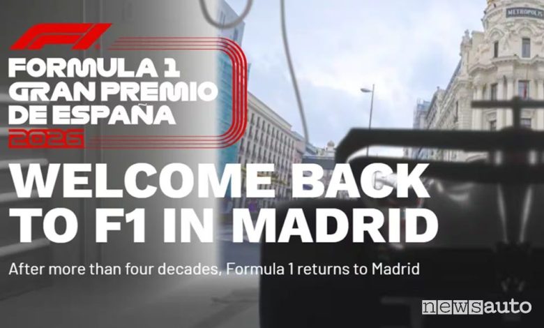 Gara F1 a Madrid, ufficiale dal 2026