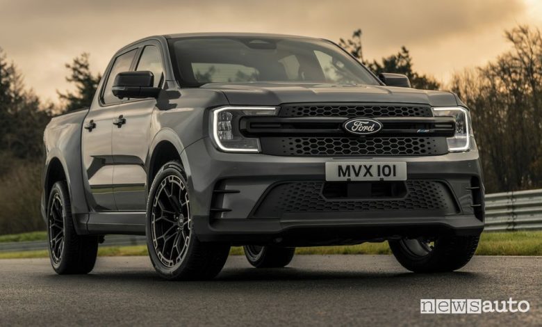 Ford Ranger MS-RT anteriore 3/4