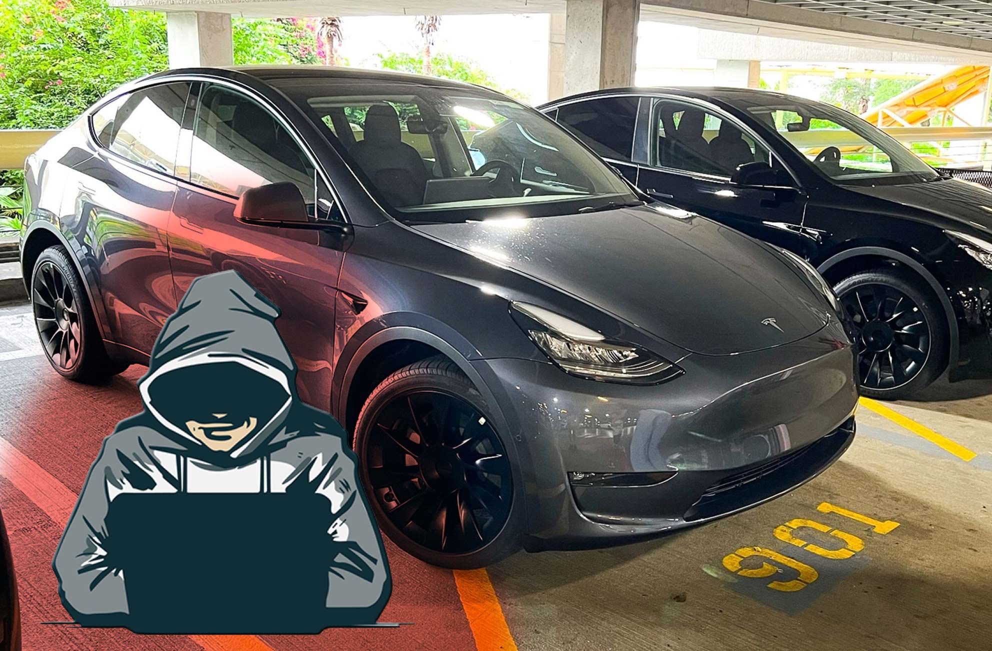 Tesla furto haker