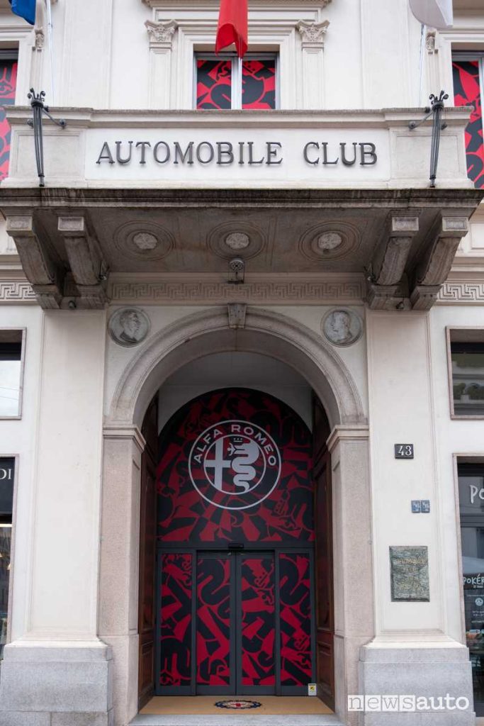 Sede ACI Milano dove c'è stata la Presentazione della'Alfa Romeo Milano