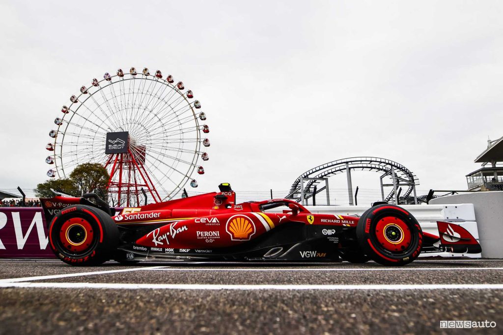 Qualifiche Giappone Formula 1 2024 Ferrari Carlos Sainz