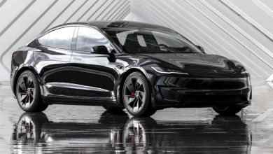 Tesla Model 3 Performance anteriore 3/4