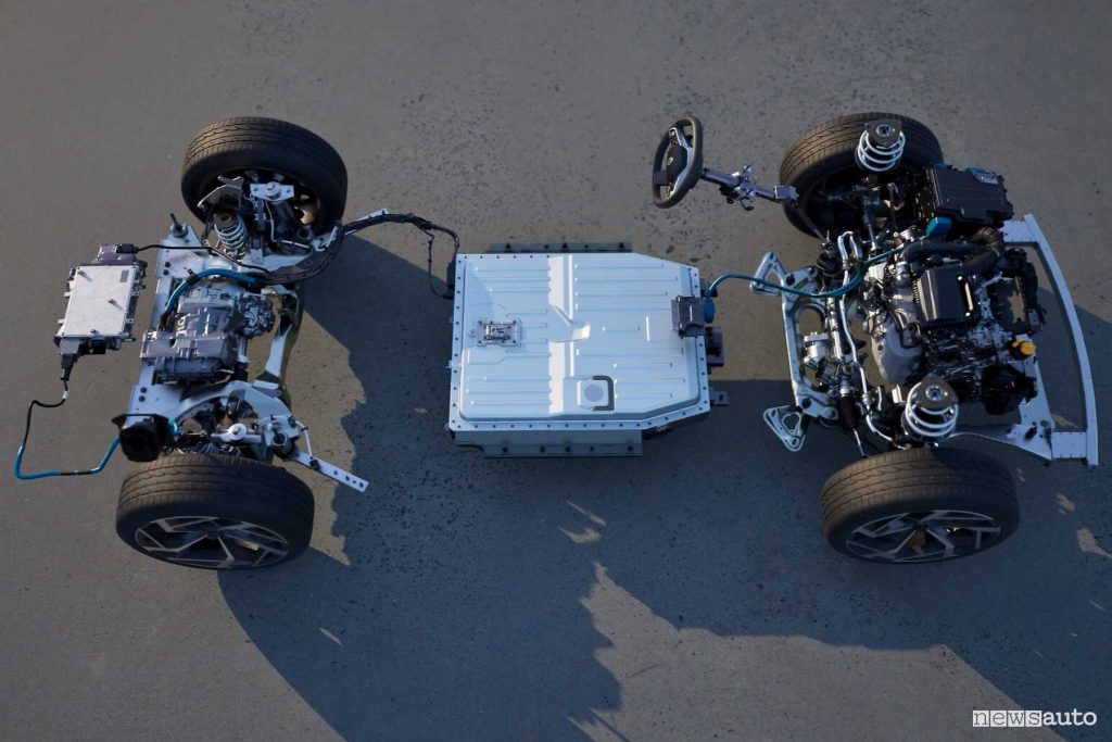 Renault Rafale E-Tech 4x4 300 CV batteria, trazione plug-in