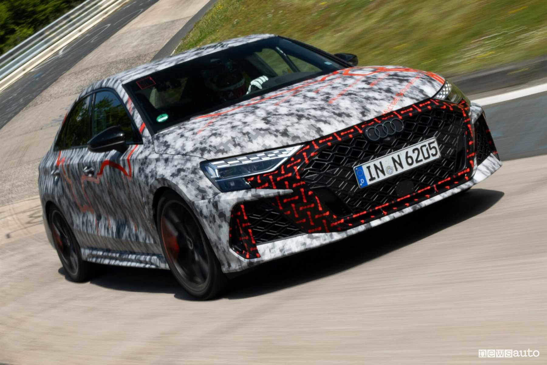 Audi RS 3 record al Nurburgring