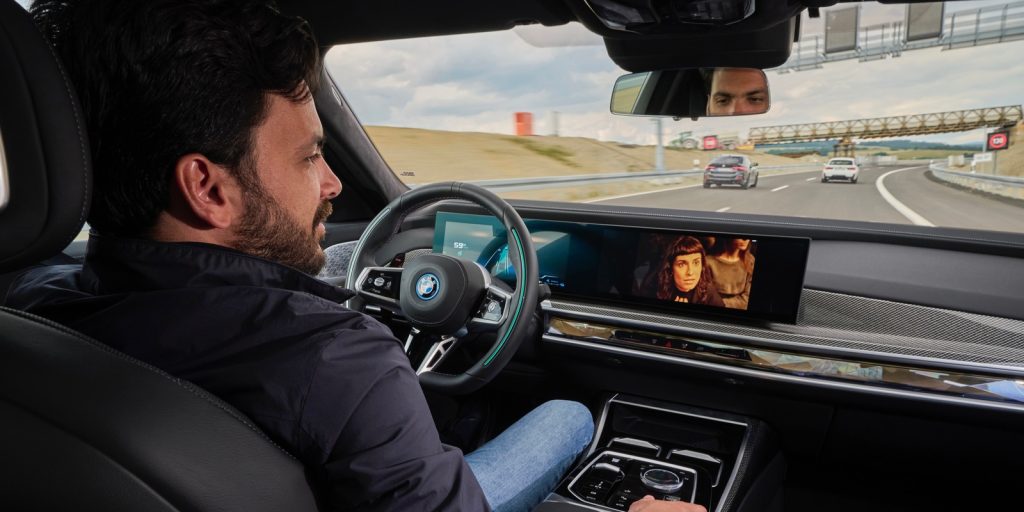 Guida autonoma livello 3 sulla BMW serie 7