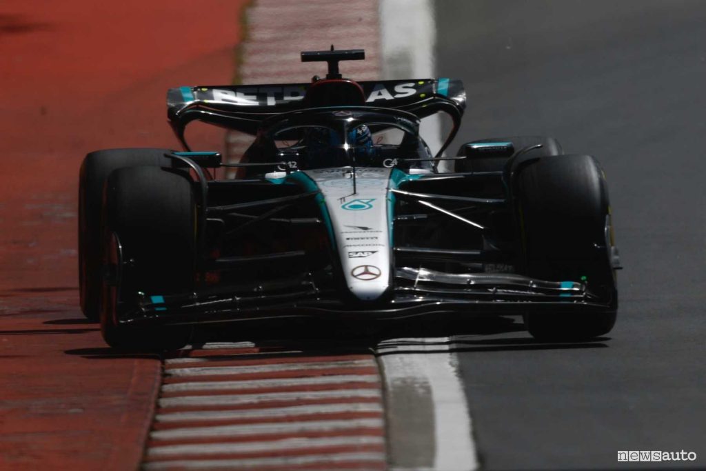 Qualifiche pole position Canada Formula 1 George Russell Mercedes