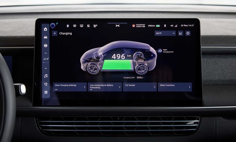 Xpeng G6 info autonomina display infotainment