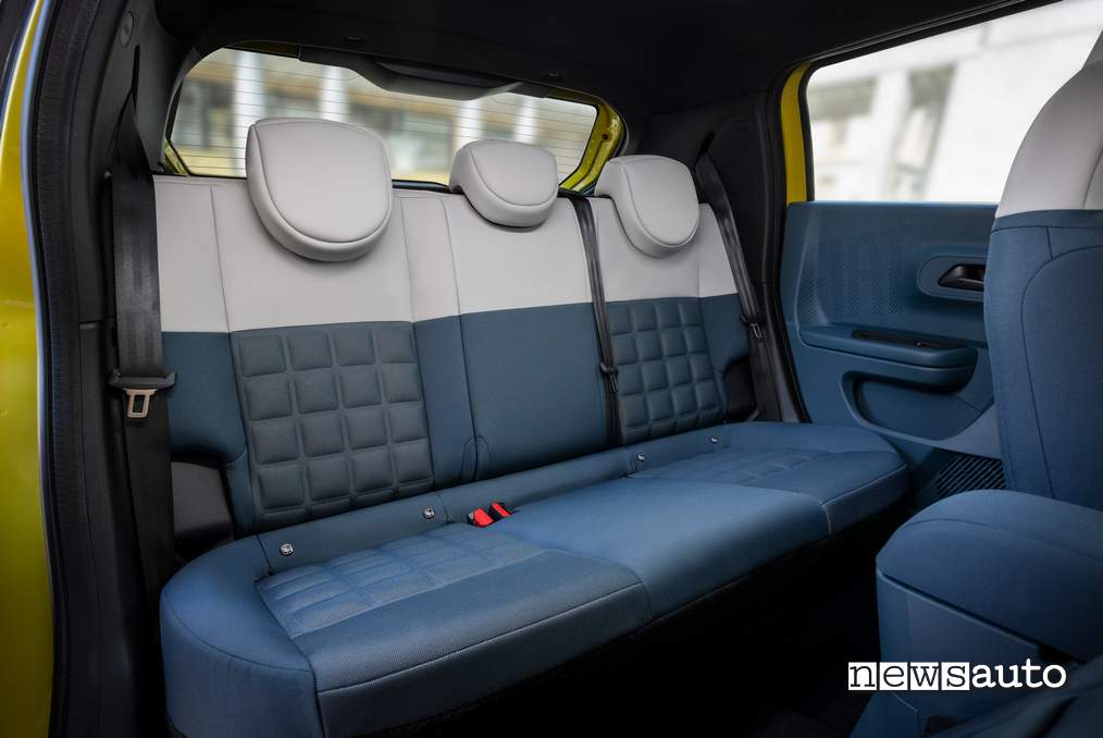 Fiat Grande Panda sedili posteriori