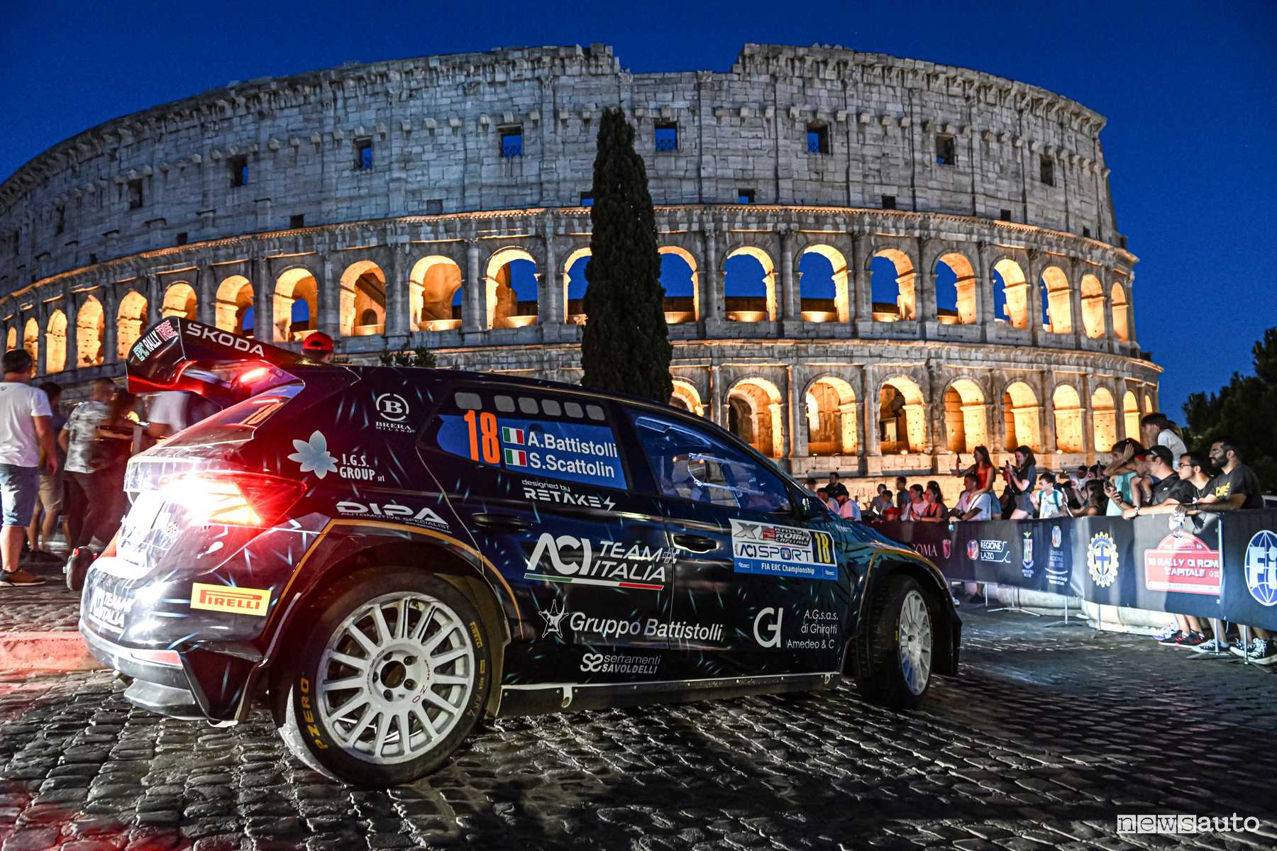 Rally di Roma 2024, program, route and special stages Pledge Times