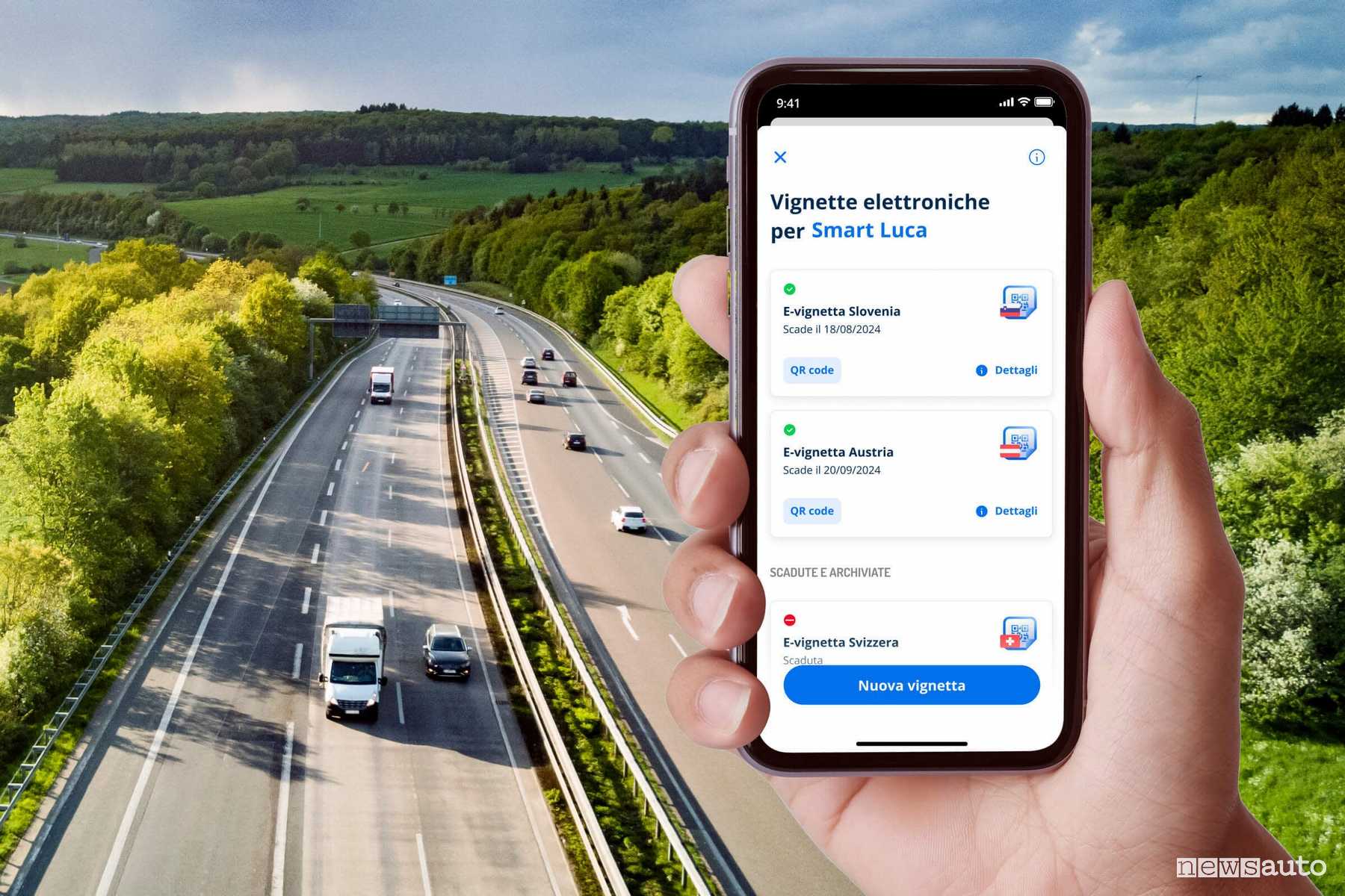 Come acquistare le Vignette per viaggi all'estero con APP Telepass