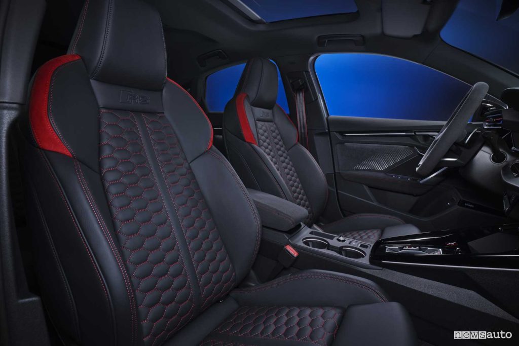 Audi RS 3 Sedan front seats passenger compartment