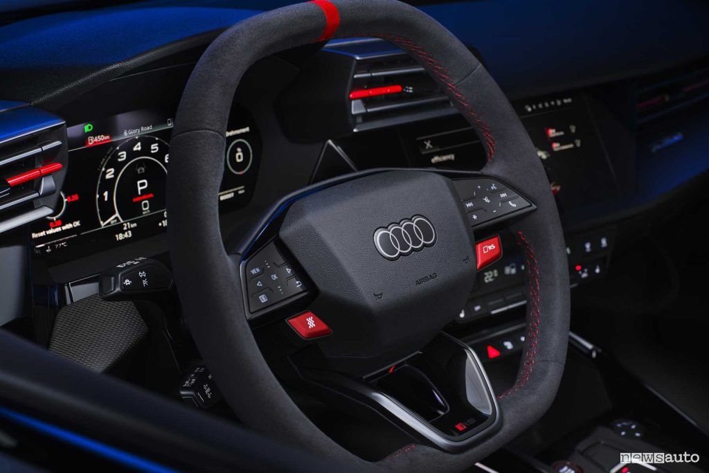 Audi RS 3 Sedan cockpit steering wheel