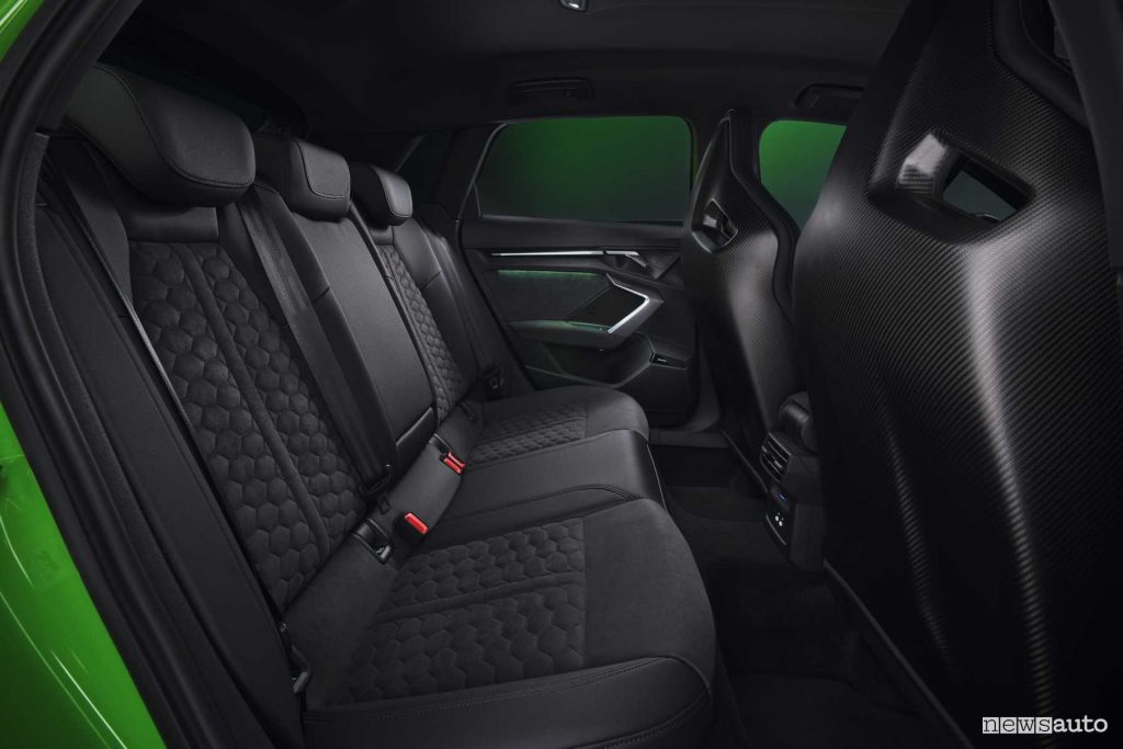 Audi RS 3 Sportback sedili posteriori abitacolo