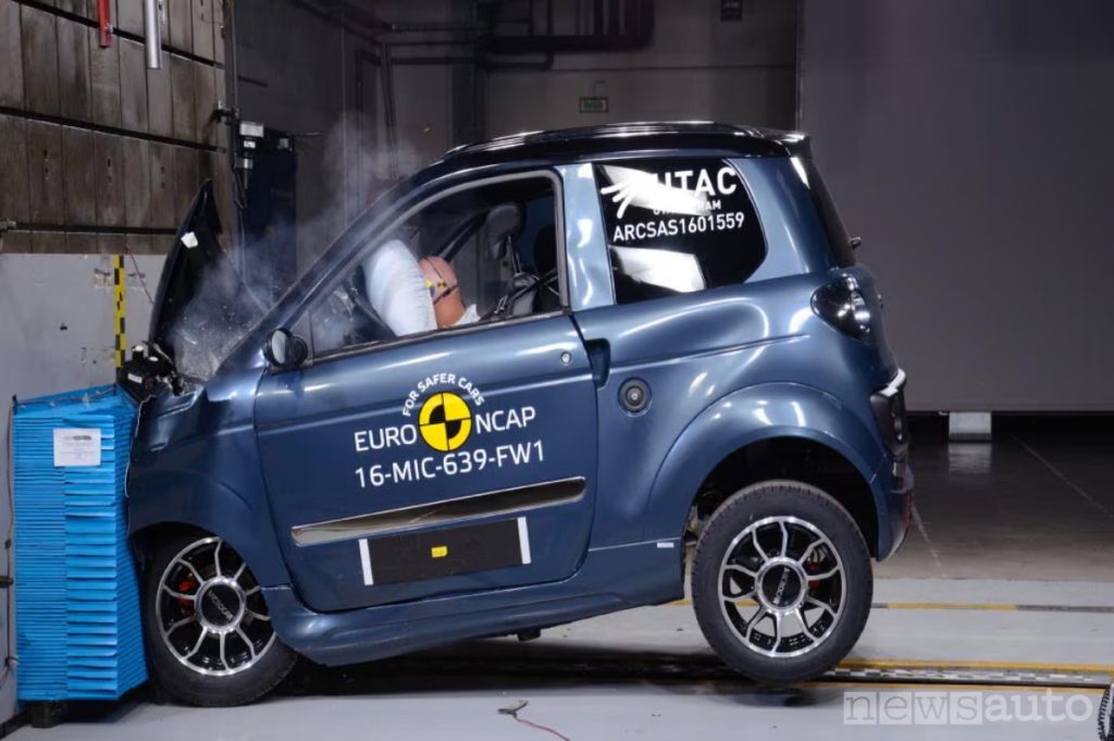 Test sulla sicurezza delle microcar