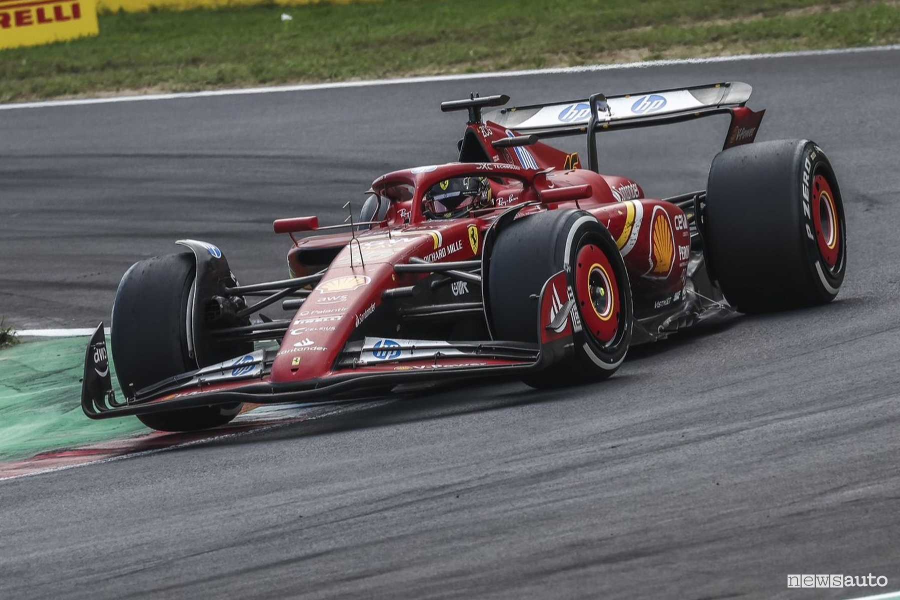 F1 classifica gara Monza 2024, risultati con vittoria Ferrari