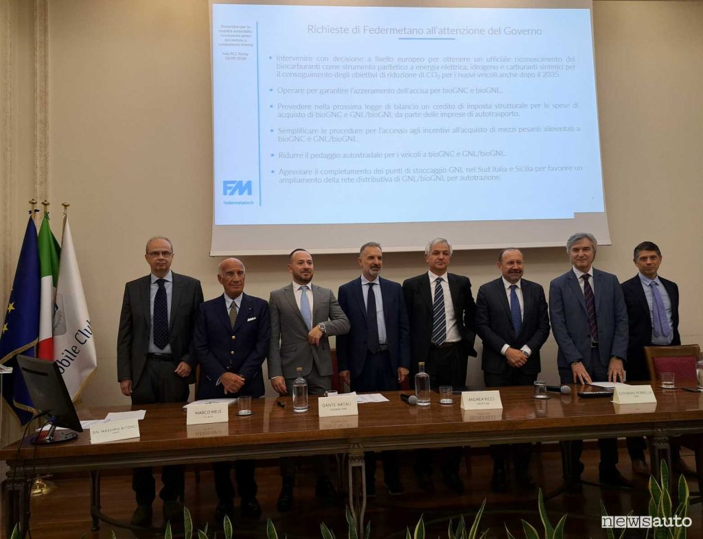 Relatori convegno biometano organizzato da Federmetano