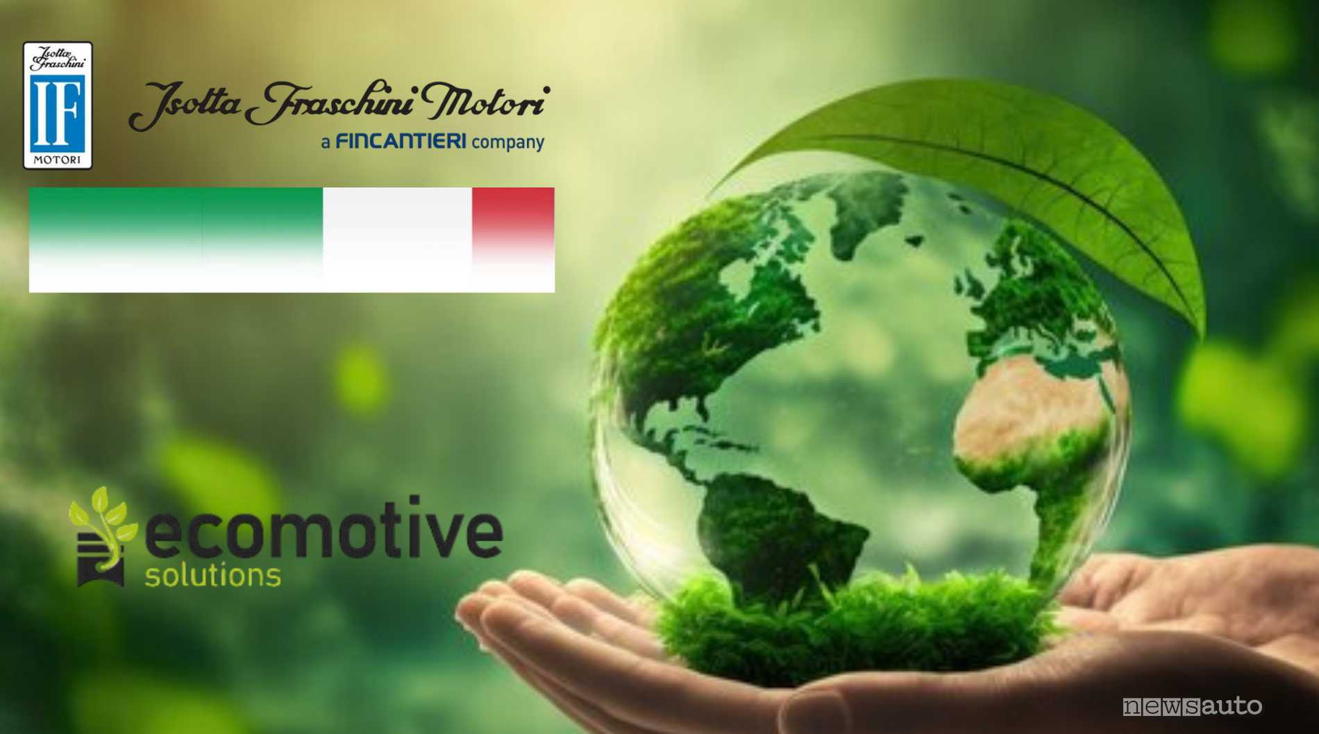 Isotta Fraschini ed Ecomotive Solutions, partnership per motori sostenibili a bioful e idrogeno verde