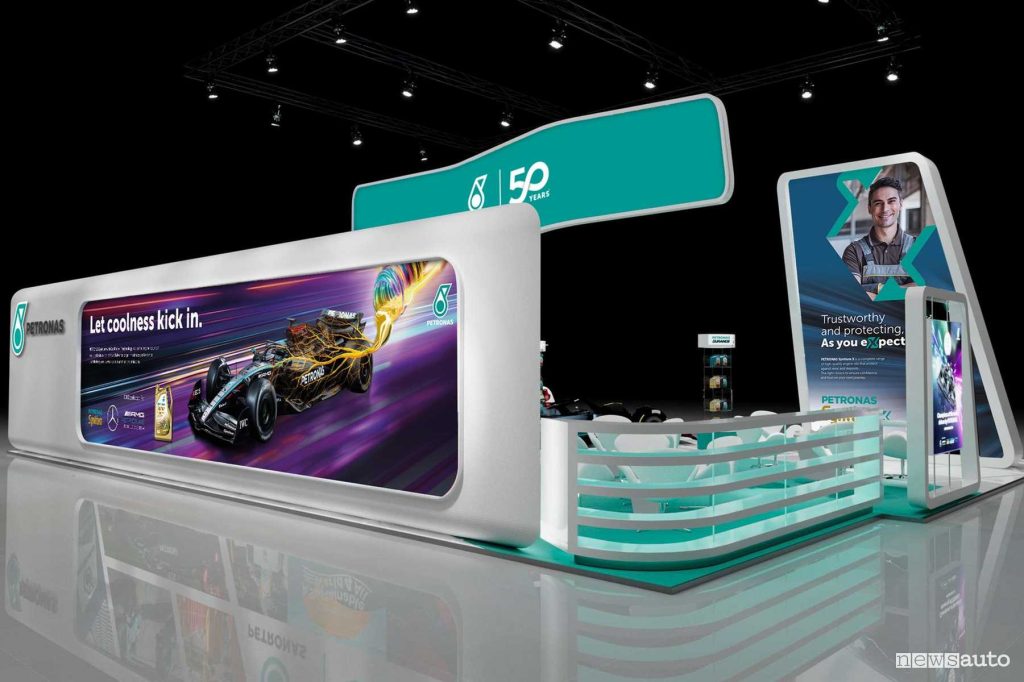 Petronas stand at Automechanika Frankfurt 2024