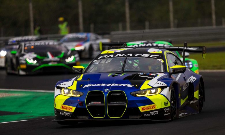 Valentino Rossi in pista a Monza per il Fanatec GT World Challenge Europe