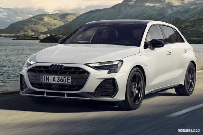 Audi A3 Sportback TFSI e su strada