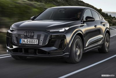 Audi Q6 Sportback e-tron su strada