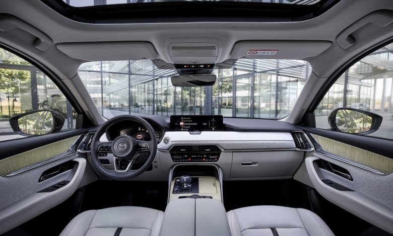 Mazda CX-80 plug-in-PHEV plancia abitacolo