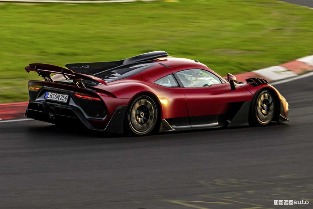 Mercedes-AMG ONE on track at the Nürburgring