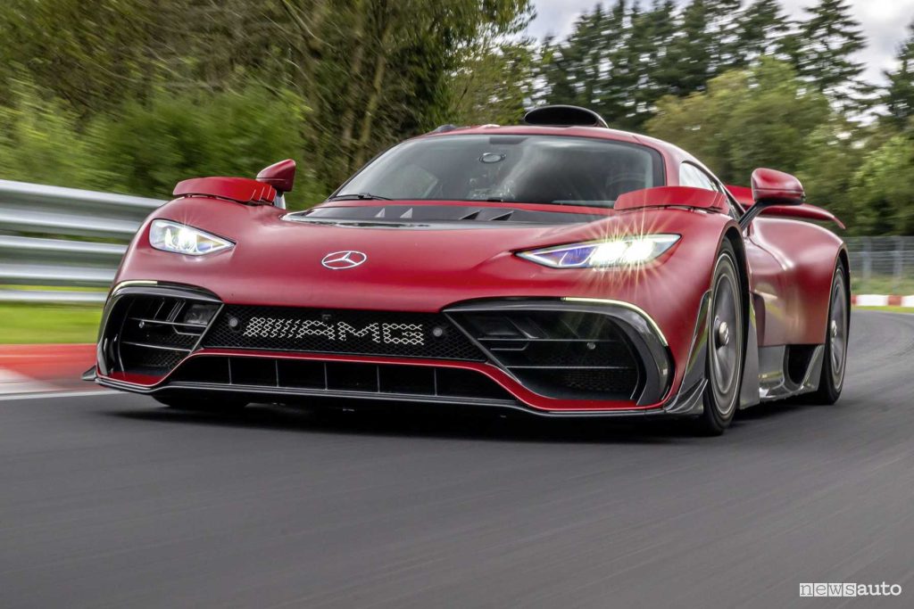 Mercedes-AMG ONE on track at the Nürburgring