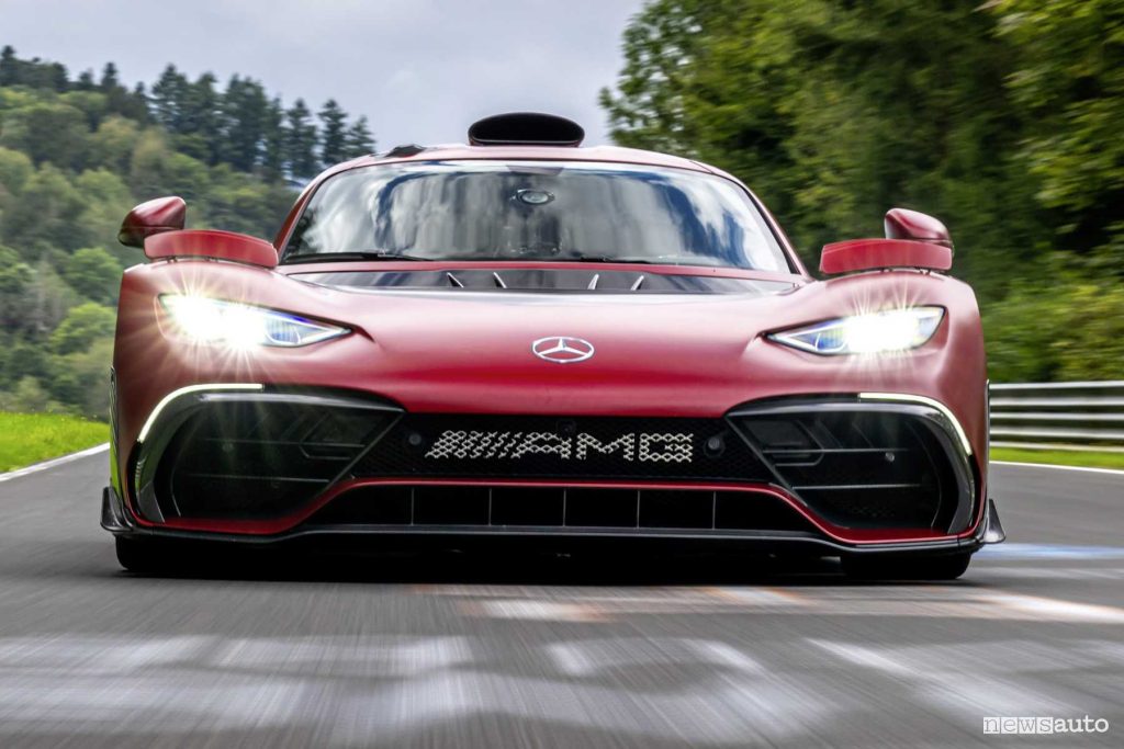 Mercedes-AMG ONE on track at the Nürburgring