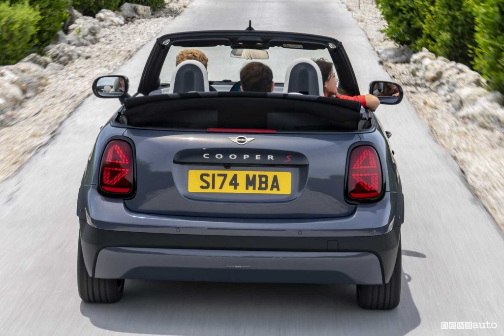 Mini Cooper Convertible S on the road