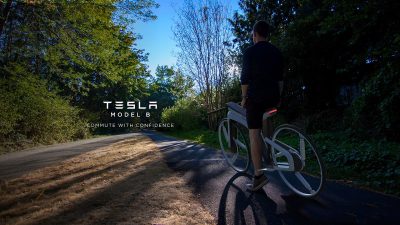 Bicicletta elettrica tesla