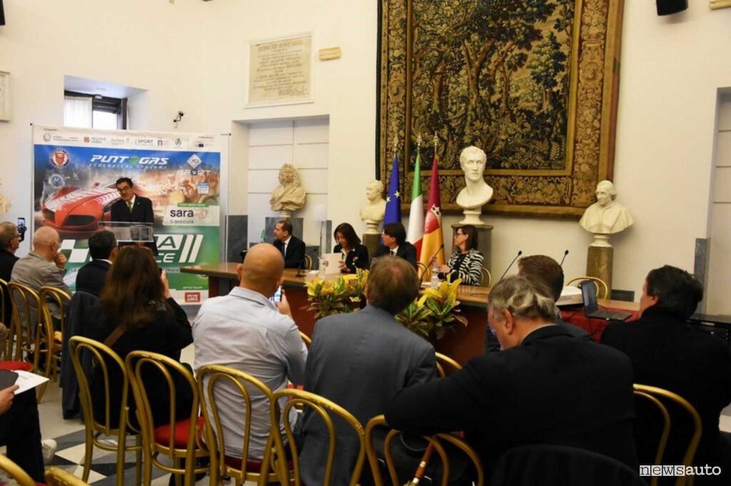 Conferenza stampa presentazione Roma Eco Race 2024, presso la Sala "Laudato si" del Campidoglio