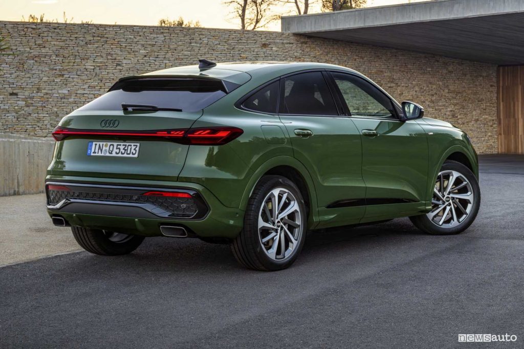 Audi Q5 Sportback posteriore 3/4