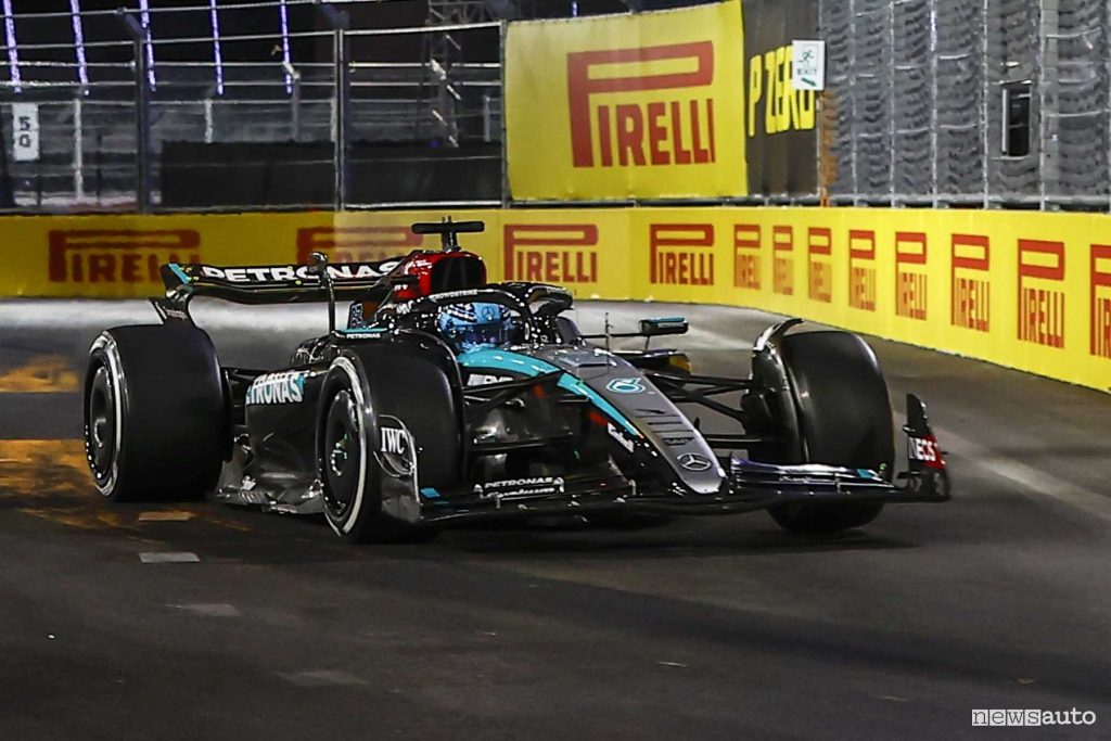 F1 gara Las Vegas 2024 vittoria Mercedes Russell