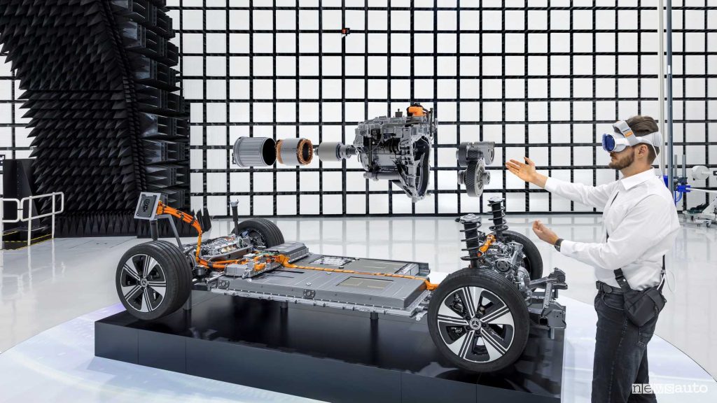 Piattaforma a 800 Volt Mercedes-Benz MMA motore sincrono a magneti permanenti