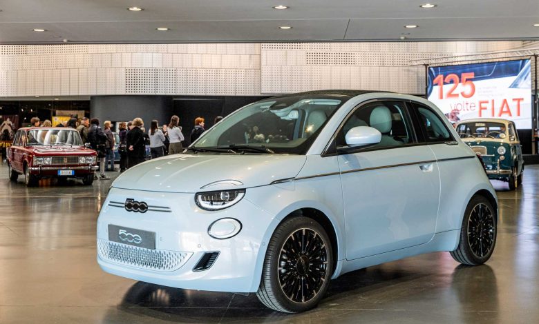 Fiat 500e La Prima mostra 125 anni