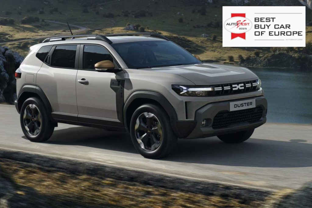 Dacia Duster vince il premio AutoBest 2025