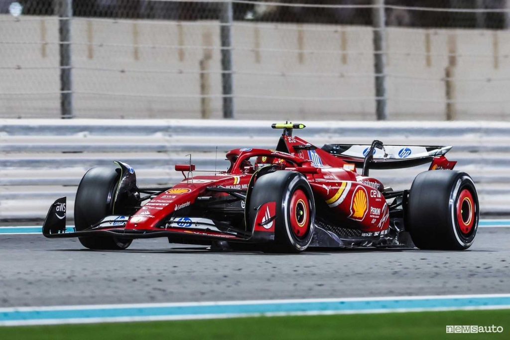 F1 gara Abu Dhabi 2024 Ferrari Carlos Sainz