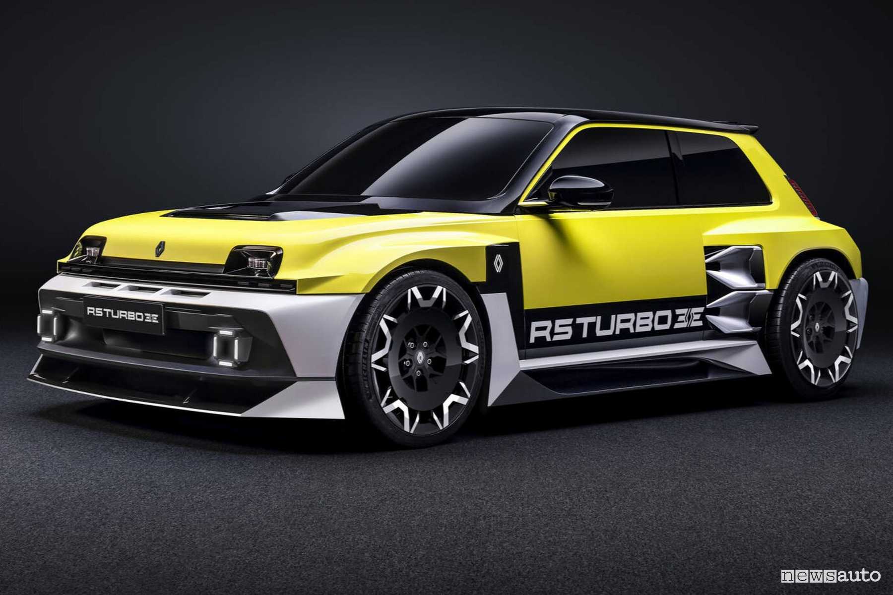 Renault R5 Turbo 3E, arriva la nuova R5 con 500 cv e parafanghi allargati