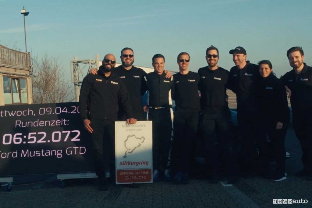 Ford Mustang GTD ha ottenuto il record del Nurburgring con il tempo di 6:52.0772
