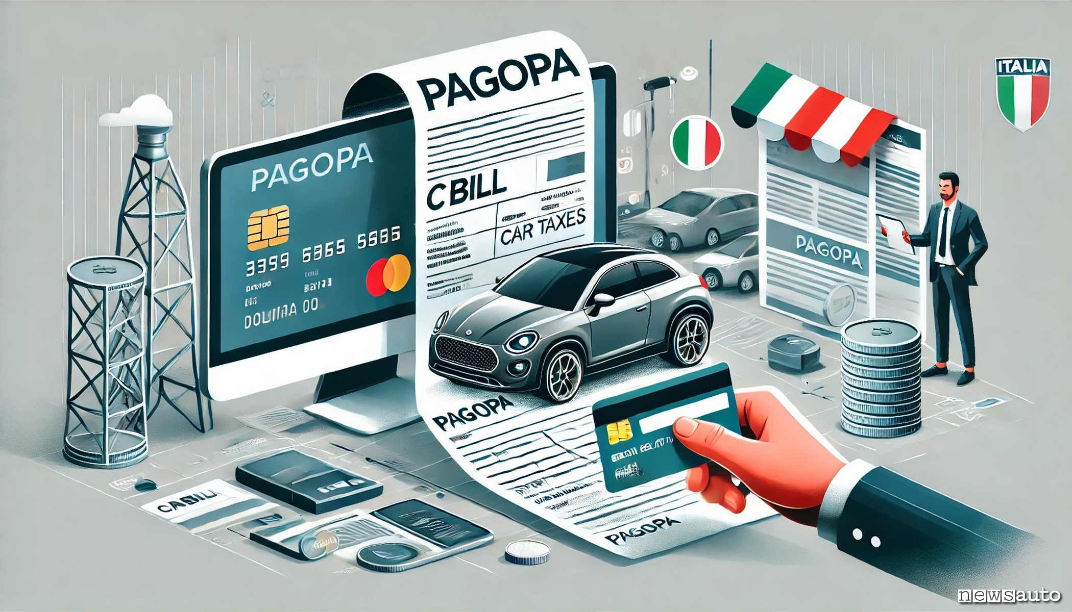 Come pagare CBILL con Carta di Credito su pagoPA