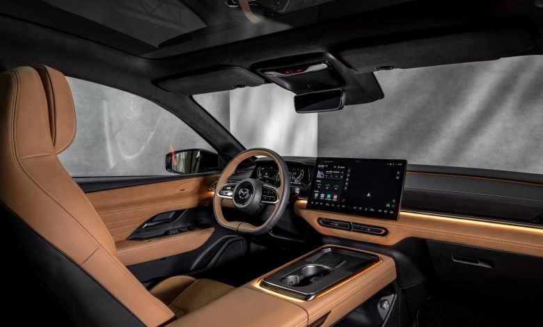 Mazda 6e elettrica plancia abitacolo