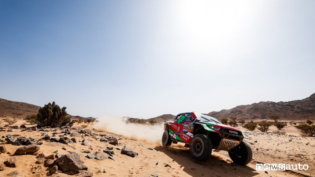 Dakar 2025 tappa 2il dominatore dello stage 2A equipaggio  Al Rajhi-Gottschalk