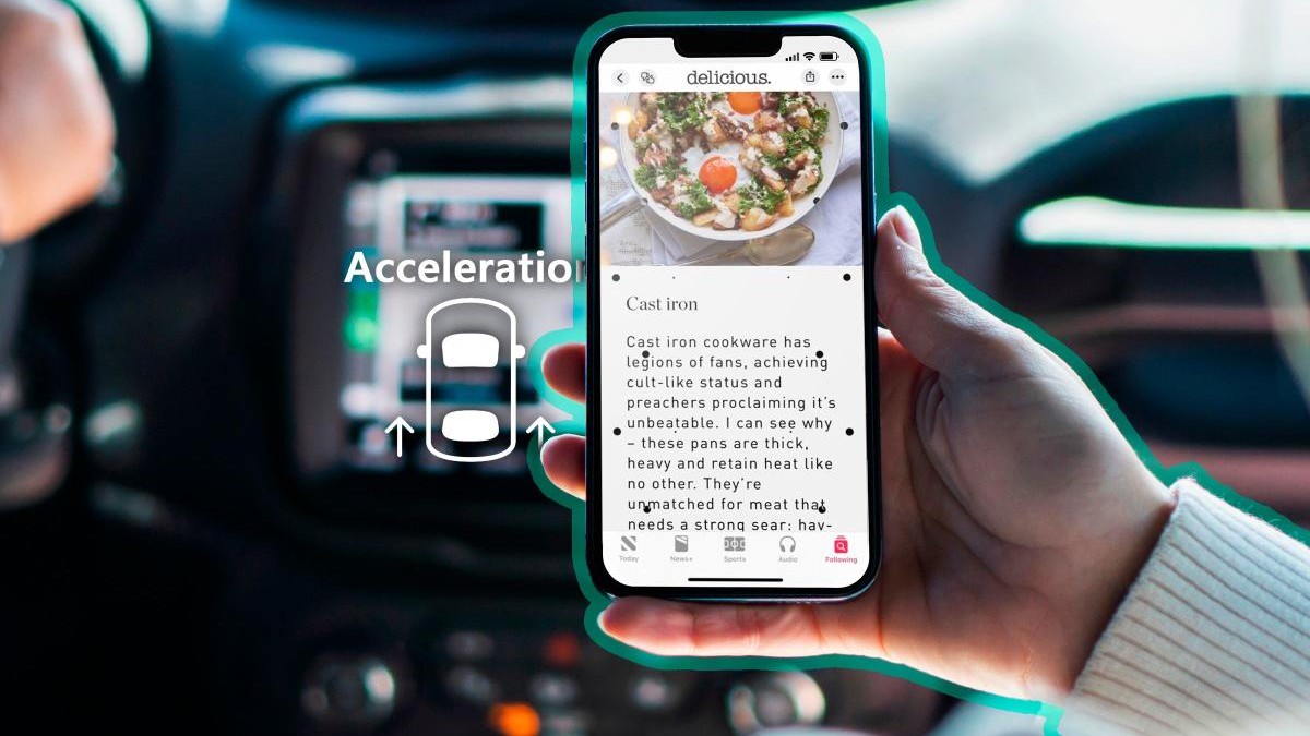 Funzione mal d'auto iPhone chinetosi