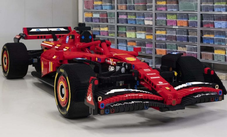 Ferrari F1 Lego in scala 1:1 dimensioni reali